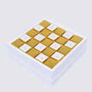 Get well soon gold designed premium chocolate hard box