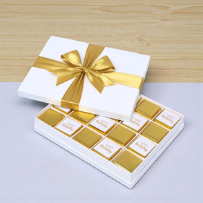 Happy birthday gold designed 20P choc...