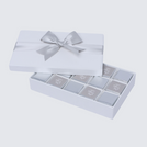 Happy father's day classic silver designed 15P premium chocolate hard box