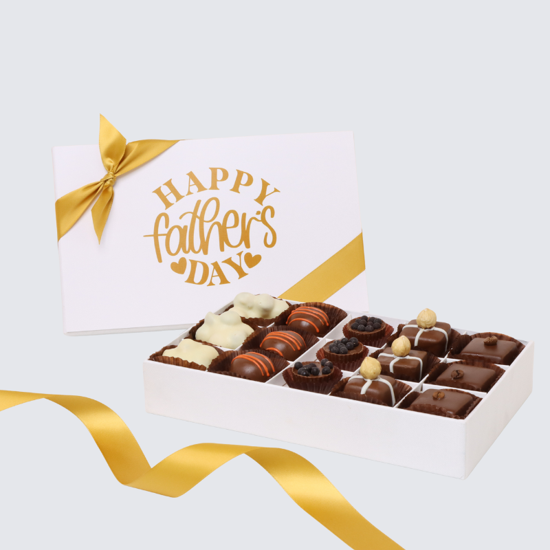 Father's day 15-piece premium chocolate hard box