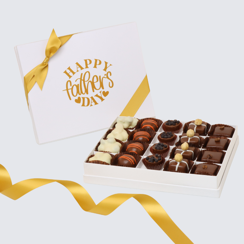 Father's day 20-piece premium chocolate hard box