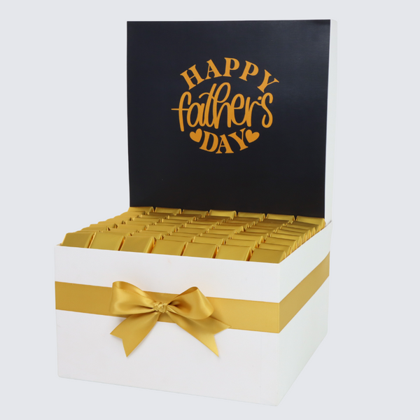 Father's day minimalist designed chocolate extra large hamper