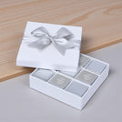 "Happy mother's day" classic silver 9P premium chocolate hard box