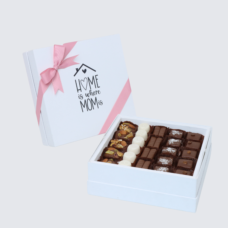 "Mother's day" home designed (500 grams) premium chocolate hard box