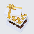 "I love you" gold designed premium chocolate 2-layer chocolate hard box