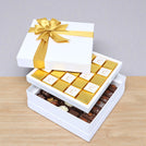 "I love you" gold designed premium chocolate 2-layer chocolate hard box