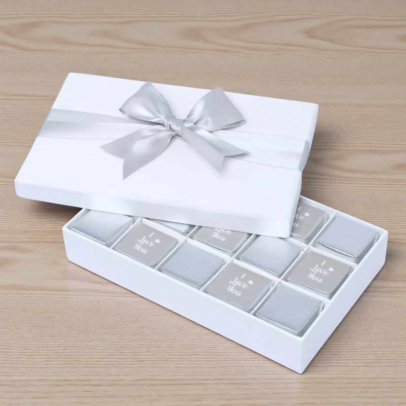 "I love you" classic 15P premium chocolate hard box