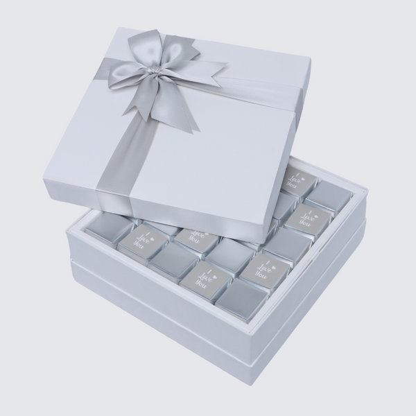 "I love you" classic 25-piece premium chocolate hard box
