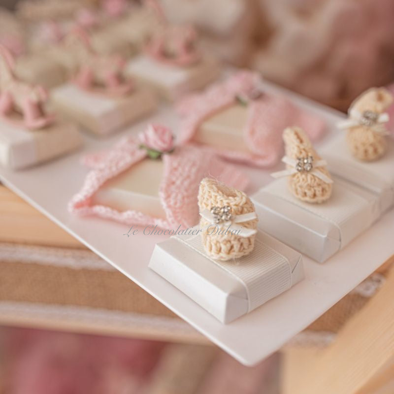 Baby girl rustic dessert table