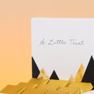 "A little treat" modern geometric designed premium chocolate small hamper