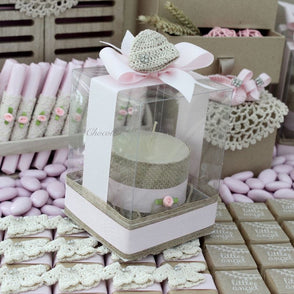 Set of 20 Baby crochet hat decorated ...