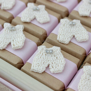 Set of 20 Coverall crochet decorated ...