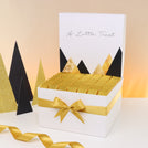"A little treat" modern geometric designed premium chocolate extra large hamper