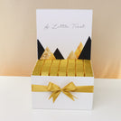 "A little treat" modern geometric designed premium chocolate extra large hamper