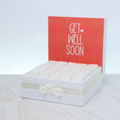 Get well soon flower decorated premium chocolate large hamper