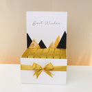 Best wishes geometric designed chocolate extra large hamper