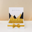 Best wishes geometric designed premium chocolate large hamper