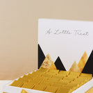 "A little treat" modern geometric designed premium chocolate large hamper