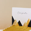 Congrats geometric designed premium chocolate large hamper