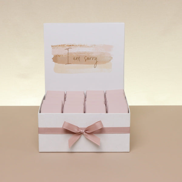 I'm sorry stain designed chocolate medium hamper