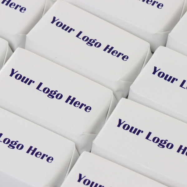 Corporate branded rectangular loose premium chocolate