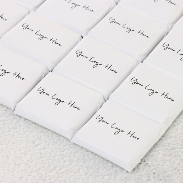 Corporate branded thin loose premium chocolate