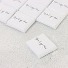 Corporate branded thin loose premium chocolate