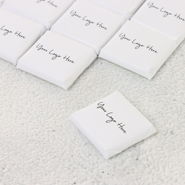 Corporate branded thin loose premium chocolate