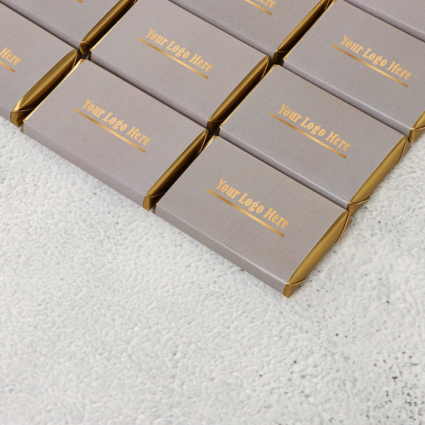 Corporate branded gradient design logo loose premium chocolate