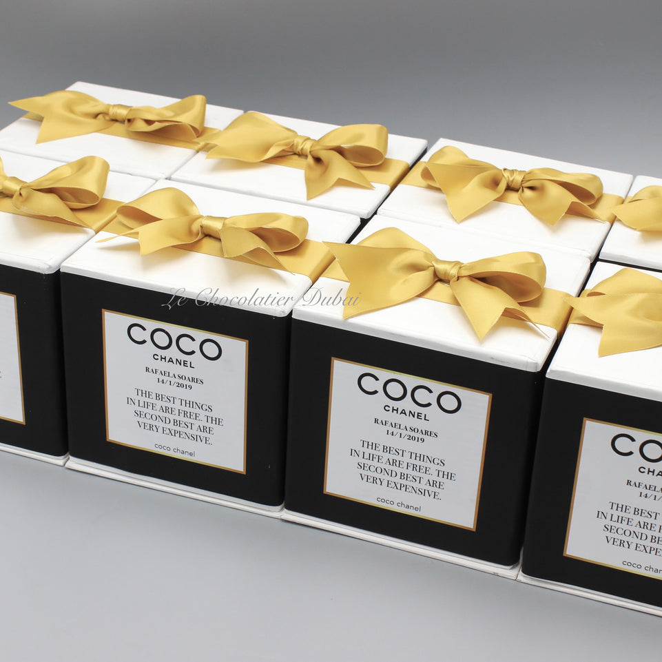 "COCO CHANEL" DESIGNED DECORATED CANDLE HARD BOX