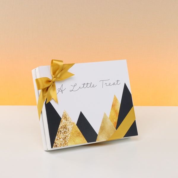 A little treat geometric designed 20 piece premium chocolate hard box