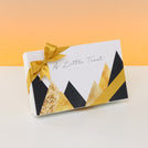 A little treat geometric designed 15 piece premium chocolate hard box