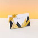 Congrats geometric designed 15- piece chocolate hard box