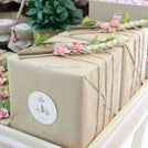 Set of 20 Rustic decorated candle hard box