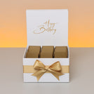"Happy birthday" minimalist designed premium chocolate small hamper