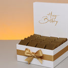 "Happy birthday" minimalist designed premium chocolate medium hamper
