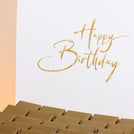 "Happy birthday" minimalist designed premium chocolate large hamper