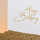 "Happy birthday" minimalist designed premium chocolate extra large hamper