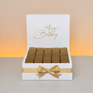 "Happy birthday" minimalist designed premium chocolate large hamper