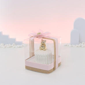 Set of 20 Baby girl teddy ceramic box...