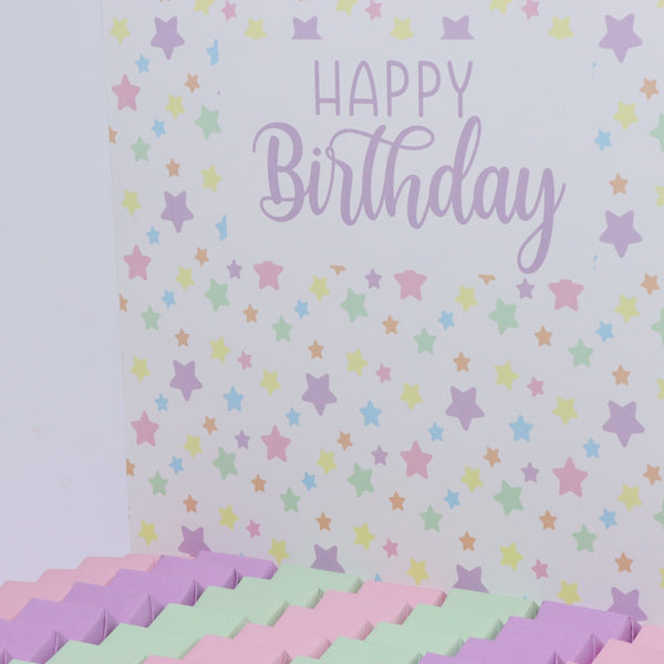 "Happy birthday" star designed premium chocolate extra large hamper