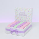 "Happy birthday" star designed premium chocolate large hamper