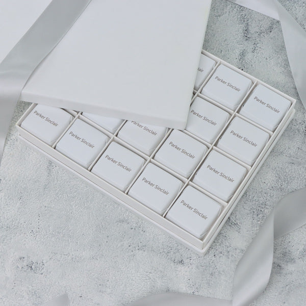 Corporate branded chocolate hard box