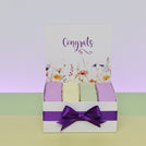 Congrats floral designed chocolate medium hamper