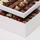 Father's day designed 2-layers chocolate hard box