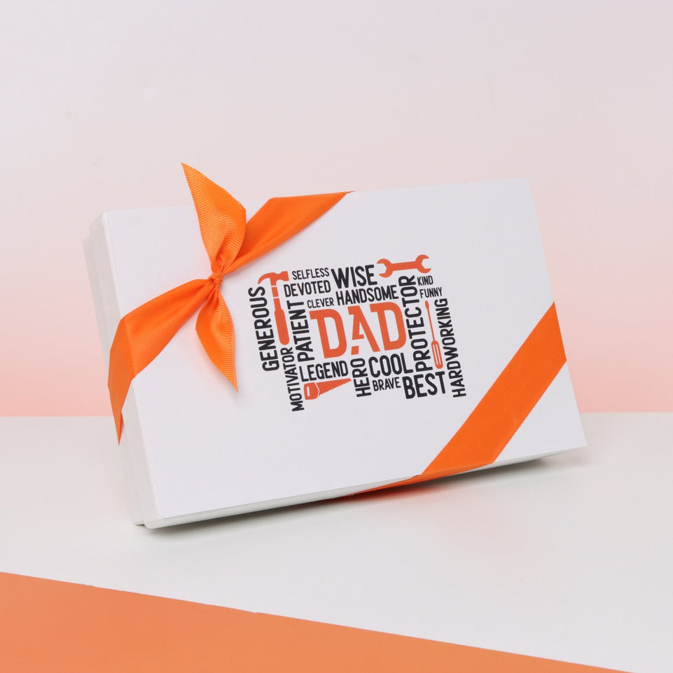 Father's day designed 15-piece chocolate hard box