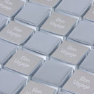 Bon voyage classic silver designed 20 piece premium chocolate hard box