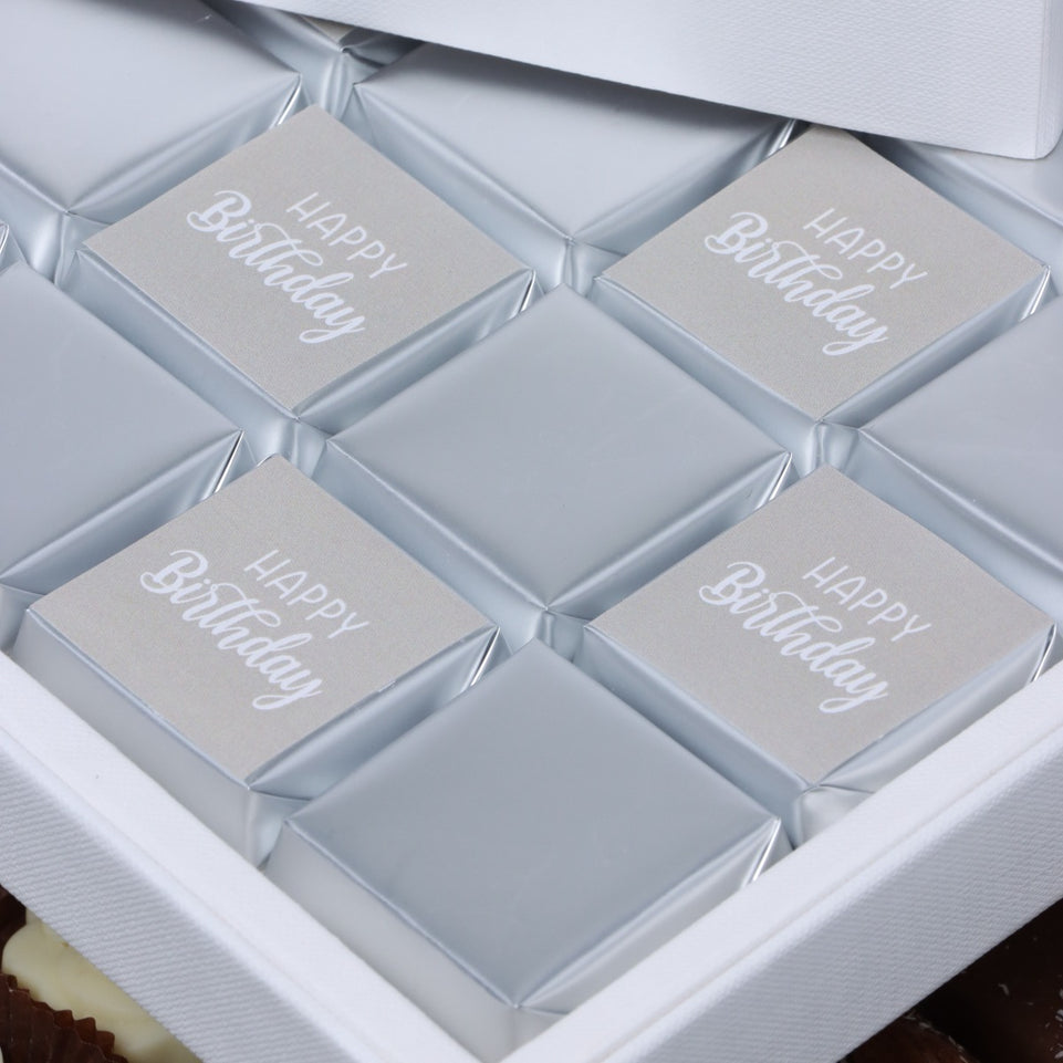 "Happy birthday" classic 20-piece chocolate hard box