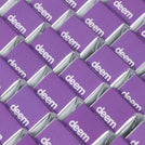 Corporate branded chocolate large leather tray