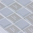 Happy anniversary classic silver designed 20P premium chocolate hard box